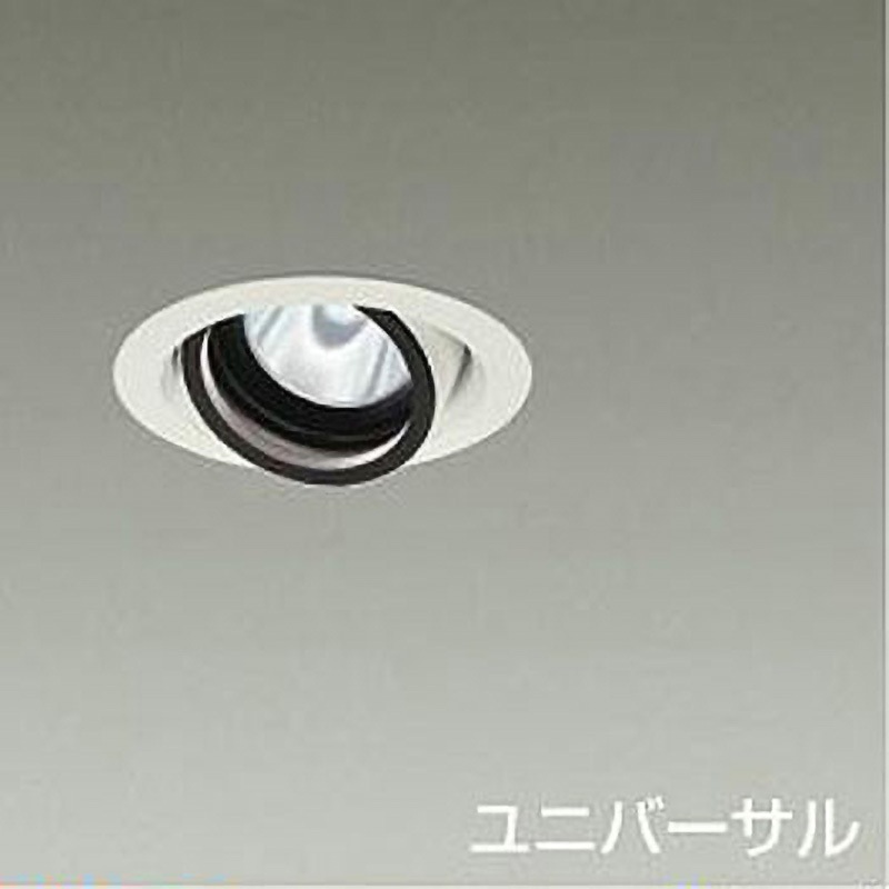 LZD-93629YWB ダウンライト/ユニバーサル/Φ75/800クラス/Φ50ダイクロハロゲン75W形65W相当/高演色Ra93/電源別売 1台 DAIKO(大光電機) 【通販モノタロウ】