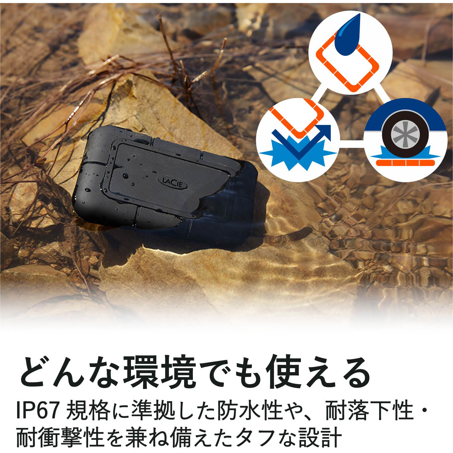 LaCie ポータブルSSD 2TB STHZ2000800 【公式通販】