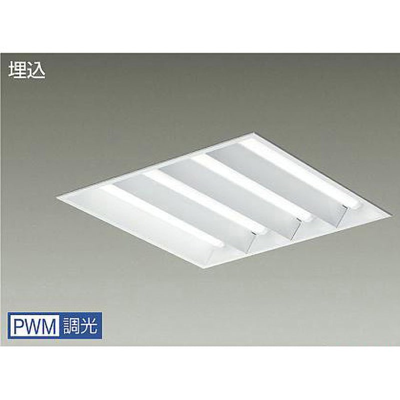 LZB-92738XW ベースライト/スクエアBL/下面開放埋込タイプ DAIKO(大光電機) 白色 埋込穴□600Φmm 1台 LZB-92738XW