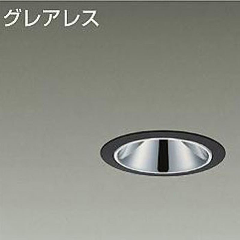 LZD-93548LBW ダウンライト/ベース/白熱灯100W相当/800クラス/Φ75/Cut-off35°/高演色Ra93 DAIKO(大光電機) 電源選択で非調光・調光に対応 2700K 電球色 配光角度30° 黒色 寸法Φ85mm  LZD-93548LBW