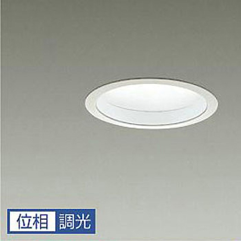 LZD-91497AW ダウンライト/ベース/IL80W相当 DAIKO(大光電機) 電球色 配光角度60° 調光率1～100% 3500K 白色 径110mm  LZD-91497AW