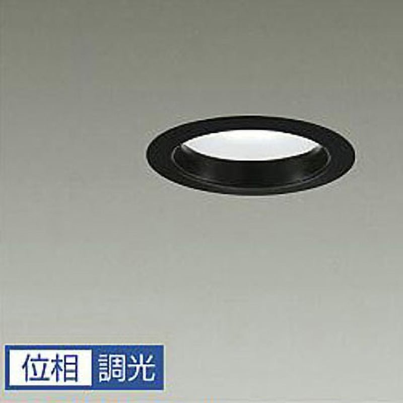 LZD-91495NB ダウンライト/ベース/IL60W相当/Φ75 1/2照度角60° DAIKO(大光電機) 電圧(V):AC100専用 Ra83 4000K 電球色 調光(位相調光) 黒色 径85mm  LZD-91495NB
