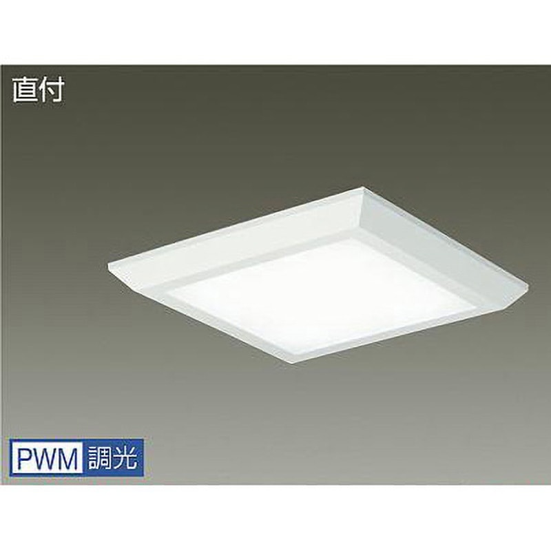 LZB-93400AW ベースライト/フラットパネル/FHP32W×3灯相当/直付形/□500タイプ DAIKO(大光電機) 白色 3500K 消費電力46W  1台 LZB-93400AW 21,286円