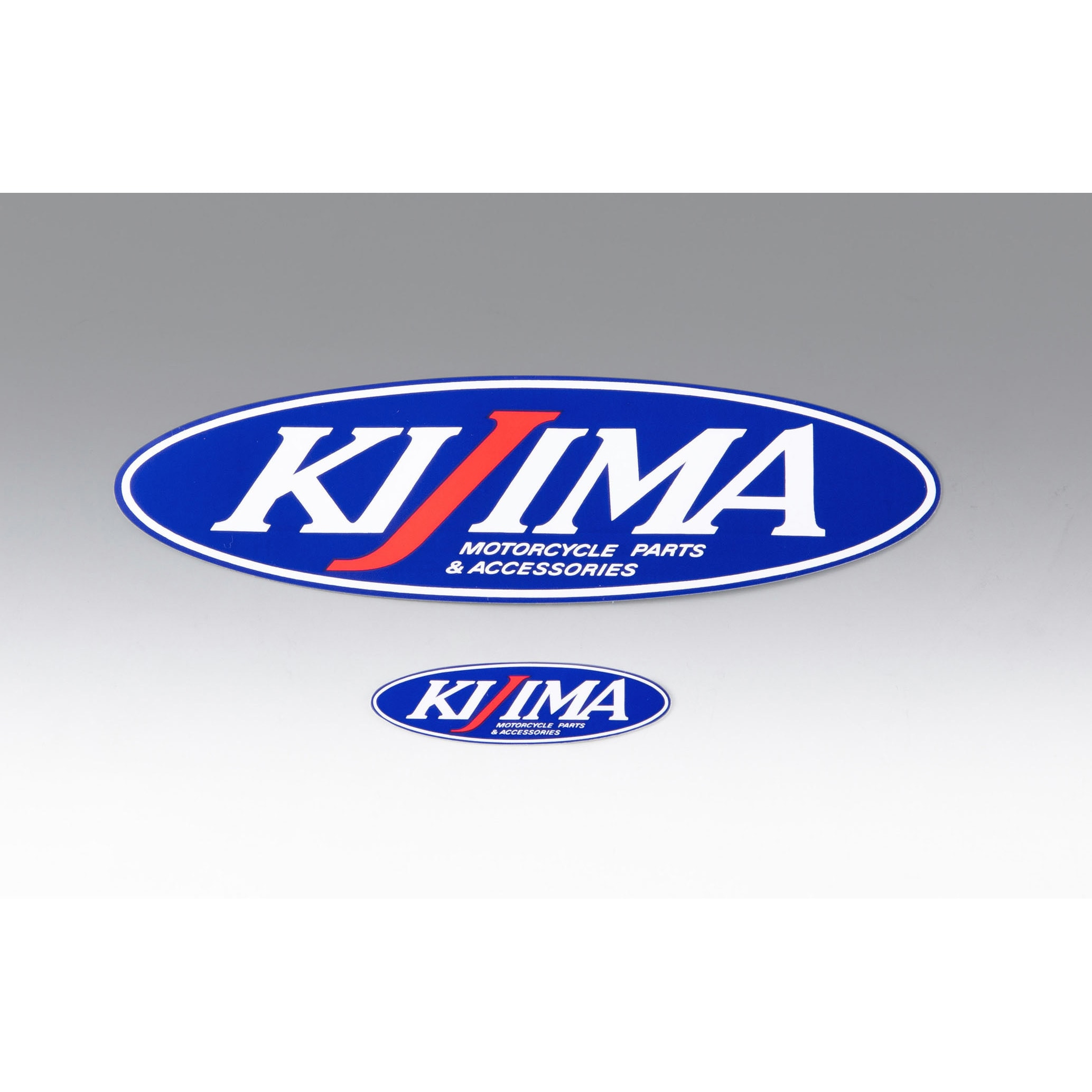 305-6570 ステッカー KIJIMA ロゴ ブルー 157x47 1枚 KIJIMA(キジマ) 1