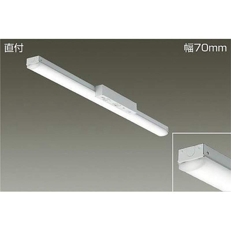 LZE-93060XW ベースライト/長形BL/非常用本体 DAIKO(大光電機) 白色 ボルト取付専用・直付  1台 LZE-93060XW
