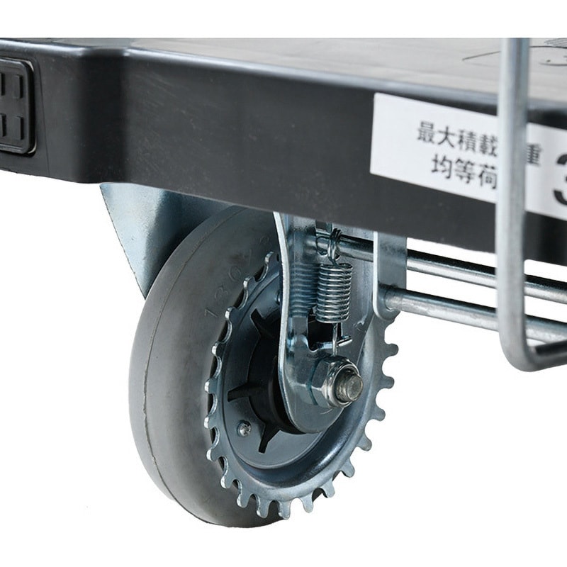 JSD-300HB 大型業務用台車 静音 ハンドブレーキ付き YAMAZEN(山善 JSD-300HB 大型業務用台車 静音 ハンドブレーキ付き YAMAZEN(山善