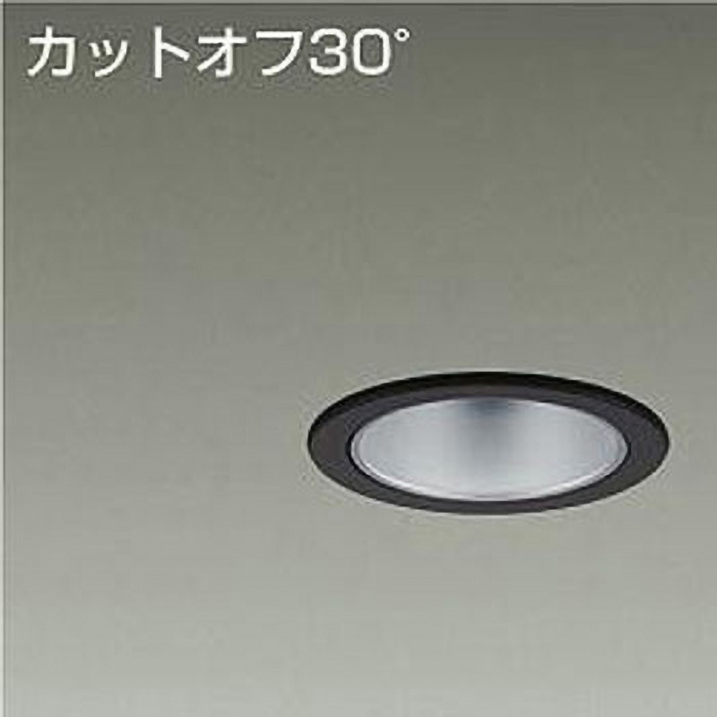 LZD-93499LBB ダウンライト/ベース/FHT32W相当 1500クラス/Φ75 Cut-off30° 1/2照度角50° DAIKO(大光電機) 電源選択で非調光・調光に対応 Ra83 2700K 電球色 黒色 径85mm  LZD-93499LBB