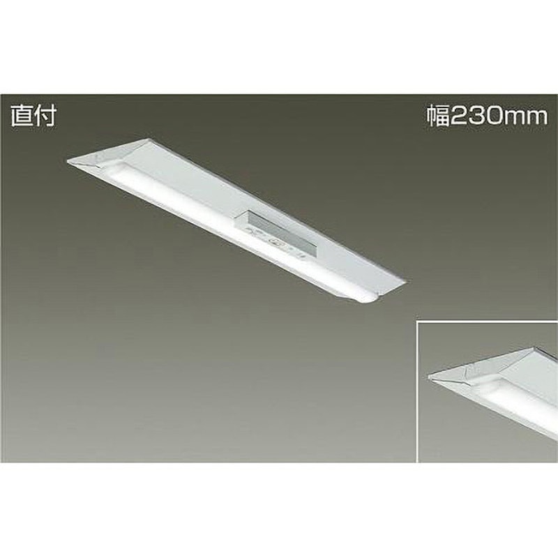 LZE-93062XW ベースライト/長形BL/非常用本体 DAIKO(大光電機) 白色 ボルト取付専用・直付  1台 LZE-93062XW