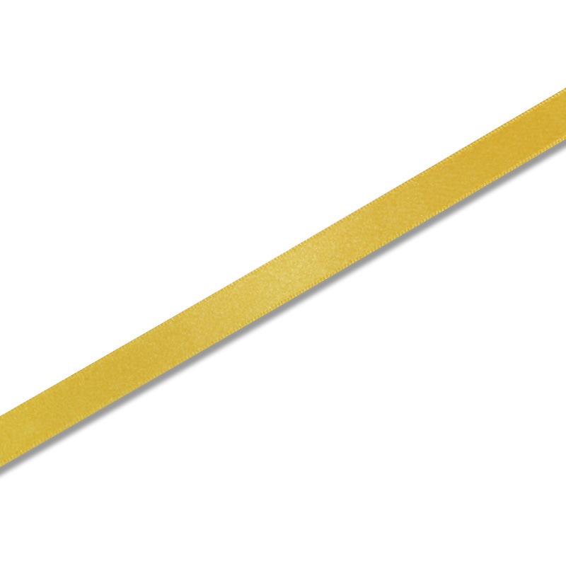 カナリア 12×20 シングルサテンリボン HEIKO カナリア色 幅12mm長さ20m 1箱(10巻)