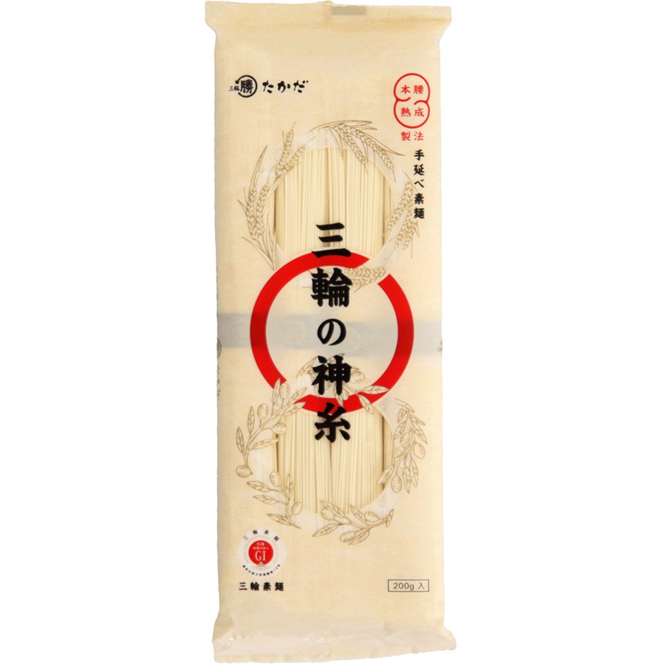 マル勝高田商店 三輪の神糸 200g 1箱(200g×10個) マル勝高田