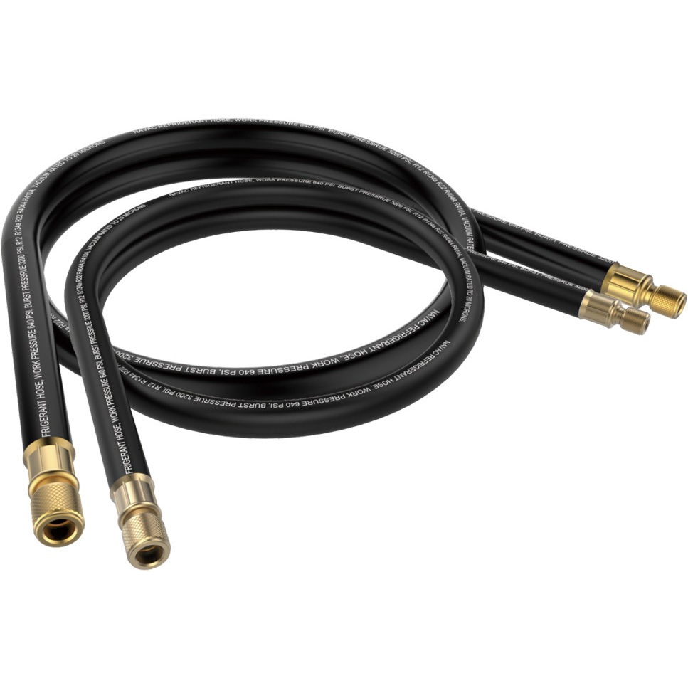 TA132VC-1.8M 大口径ビッグチャージホース(接続口径3/8×1/2金具、ホース径1/2、1.8m) 1個 イチネンTASCO 【通販モノタロウ】