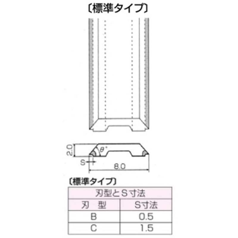 771-0082-400 ECOエンシン替刃 兼房 U-H製 刃幅8mm刃長150mm 1シート(12枚) 771-0082-400 -  【通販モノタロウ】