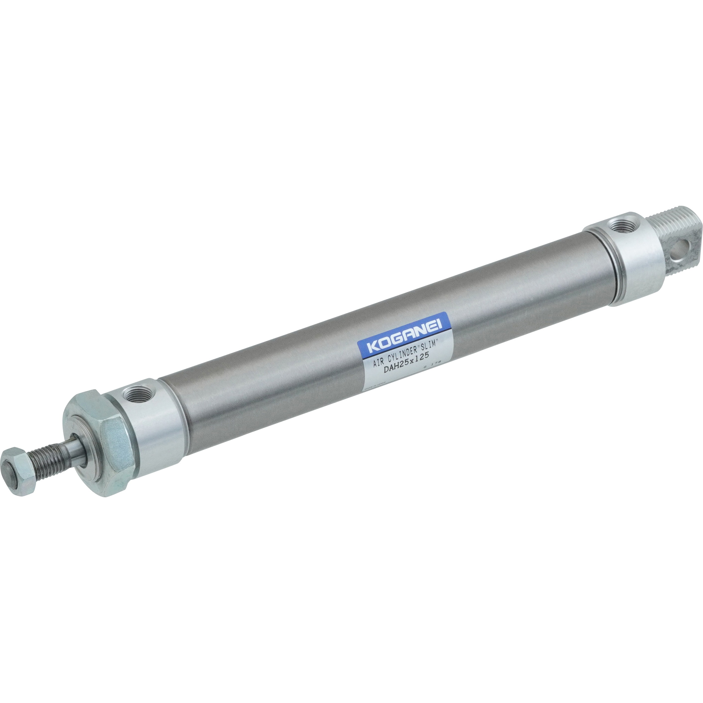 DAH25X125 スリムシリンダ 低油圧 複動形 DAH25シリーズ コガネイ ストローク125mm