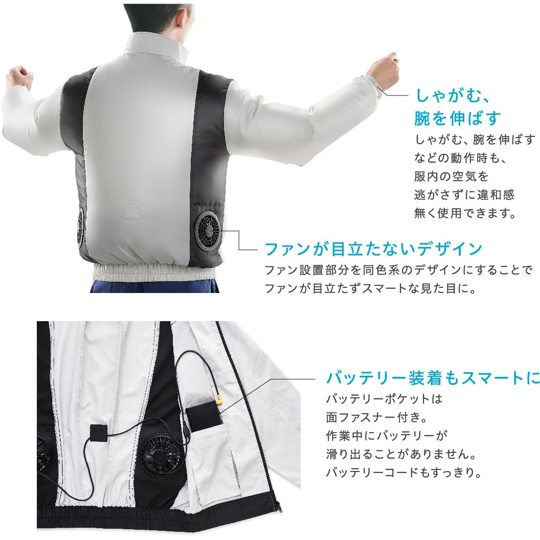Ｎクール　ウェアファンセット Nクール ウェアファンセット クールウェアPROセット (ファン