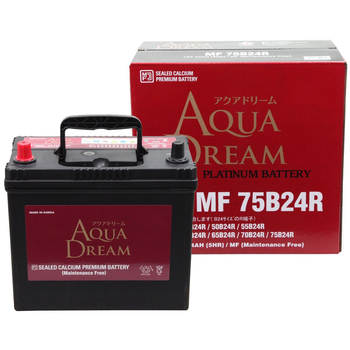 アクアドリーム AQUA 充電制御車対応バッテリー 国産車 | AD-MF MF