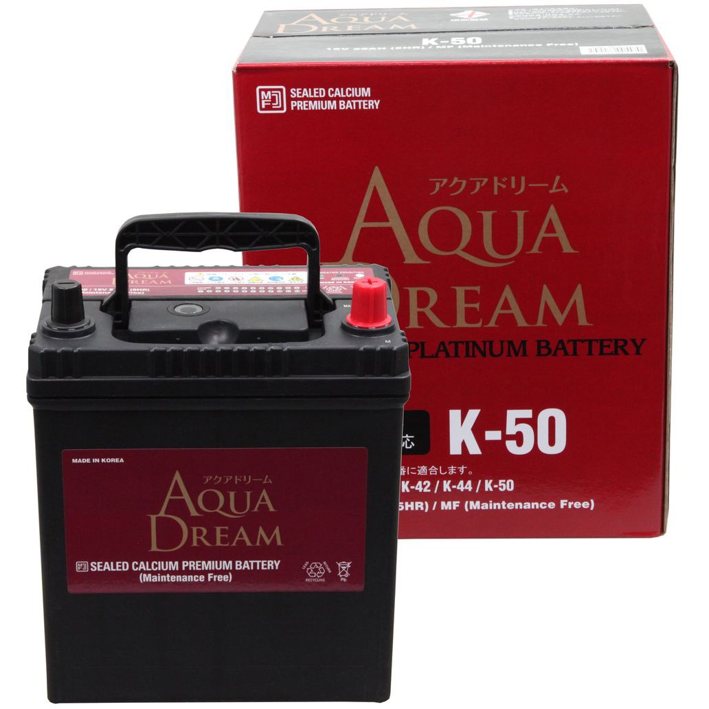 AD-MF K-50 アイドリングストップ車用 PLATINUM CAR BATTERY 1個 AQUA DREAM(アクアドリーム) 【通販モノタロウ】
