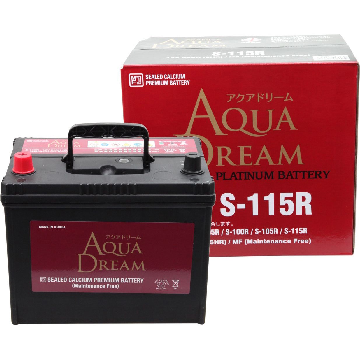 AD-MF S-115R アイドリングストップ車用 PLATINUM CAR BATTERY 1個 