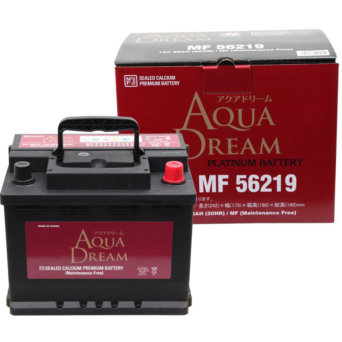 ATLAS 欧州車用バッテリー ATLAS BX LN2/L2 MF56219｜うさマート