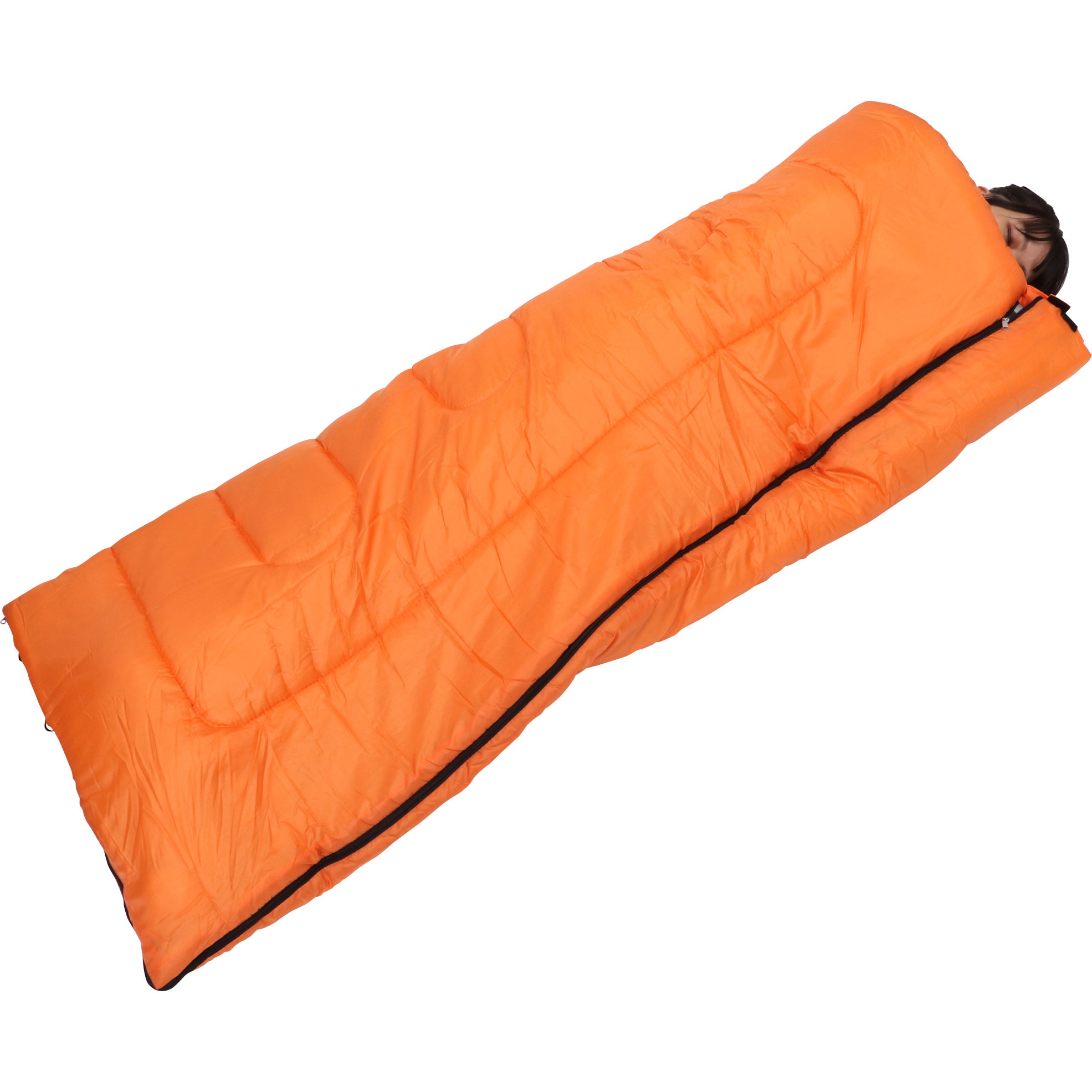  peak オレンジ寝袋 寝袋 厚中綿 モノタロウ オレンジ色 - 【通販モノタロウ】