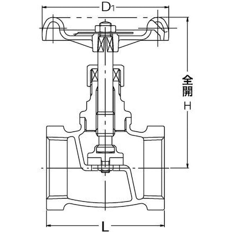 東洋バルヴ おおきい 【125C-BG-N 65A】21/2B 青銅バルブ グローブバルブ 125 ねじ込み形