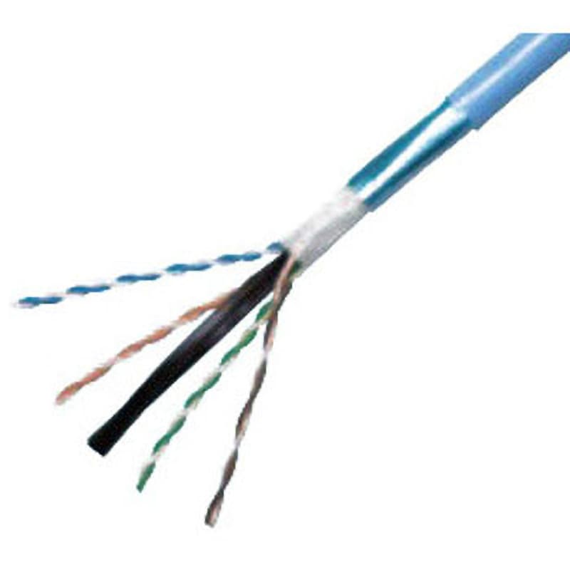 TPCC 6A (10Gigaコイル) 23AWG-4P(UTP) Cat6A 8色対応 冨士電線株式