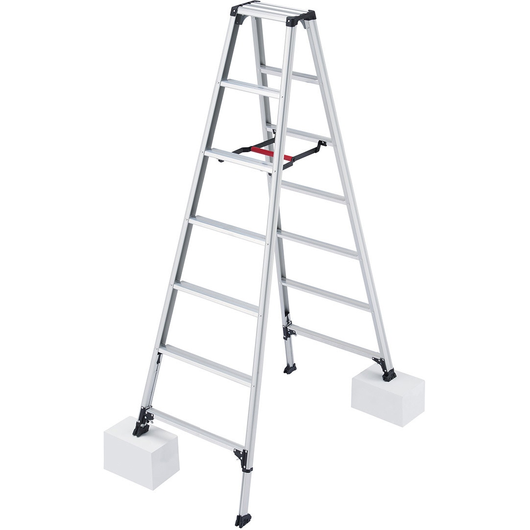 RZS-21a 脚立 RZS-a 伸縮式脚軽 長谷川工業 天板高さ1.92～2.13m踏ざん