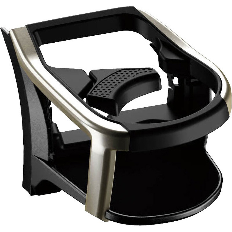 SY-L4 NX専用 エアコンドリンクホルダー助手席用 槌屋ヤック レクサス ブラック・シルバー色