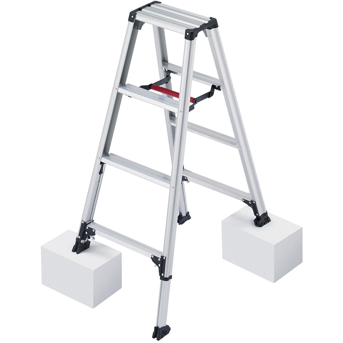 RZS-12a 脚立 伸縮式脚軽 長谷川工業 踏ざん踏面幅55mm RZS-12a