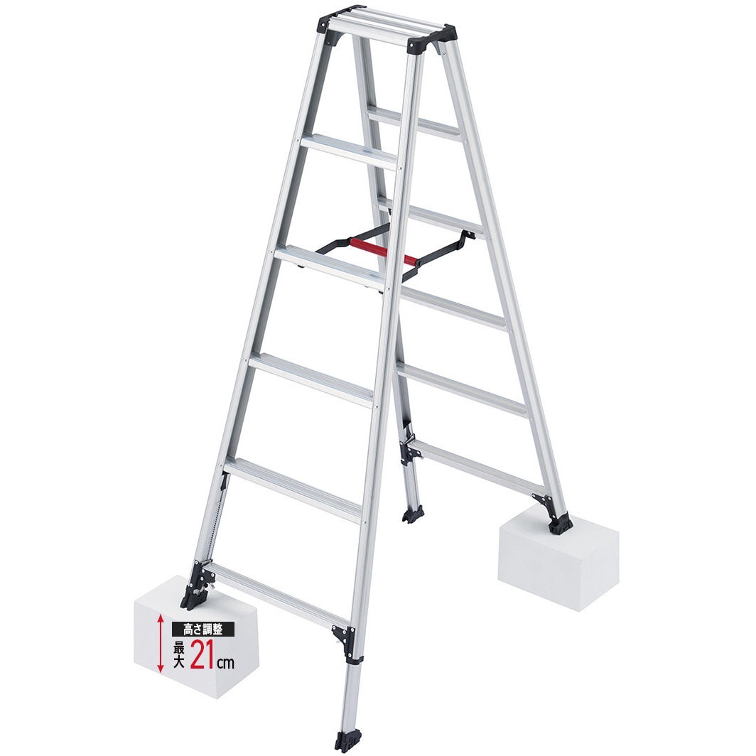 RZS-18a 脚立 伸縮式脚軽 長谷川工業 踏ざん踏面幅55mm RZS-18a