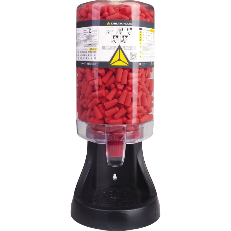 D0034 CONIC DISPLAY/耳栓分配器コニックディスプレイ Delta Plus 1個(500組) D0034