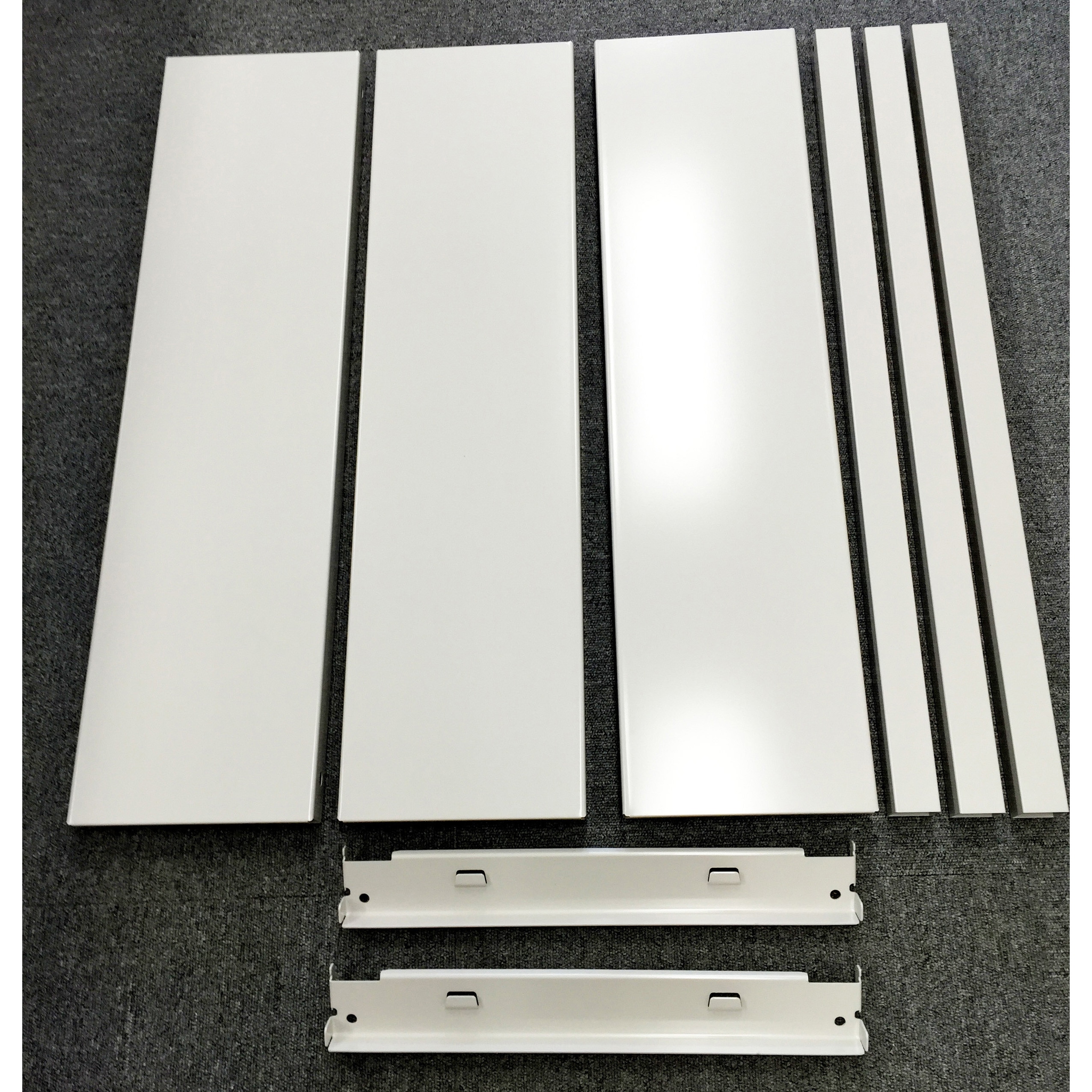 MBP-SH0970HS 中量ラック 500kg用 棚板・棚受2本付 双福鋼器 ホワイトグレー色 間口900mm  MBP-SH0970HS