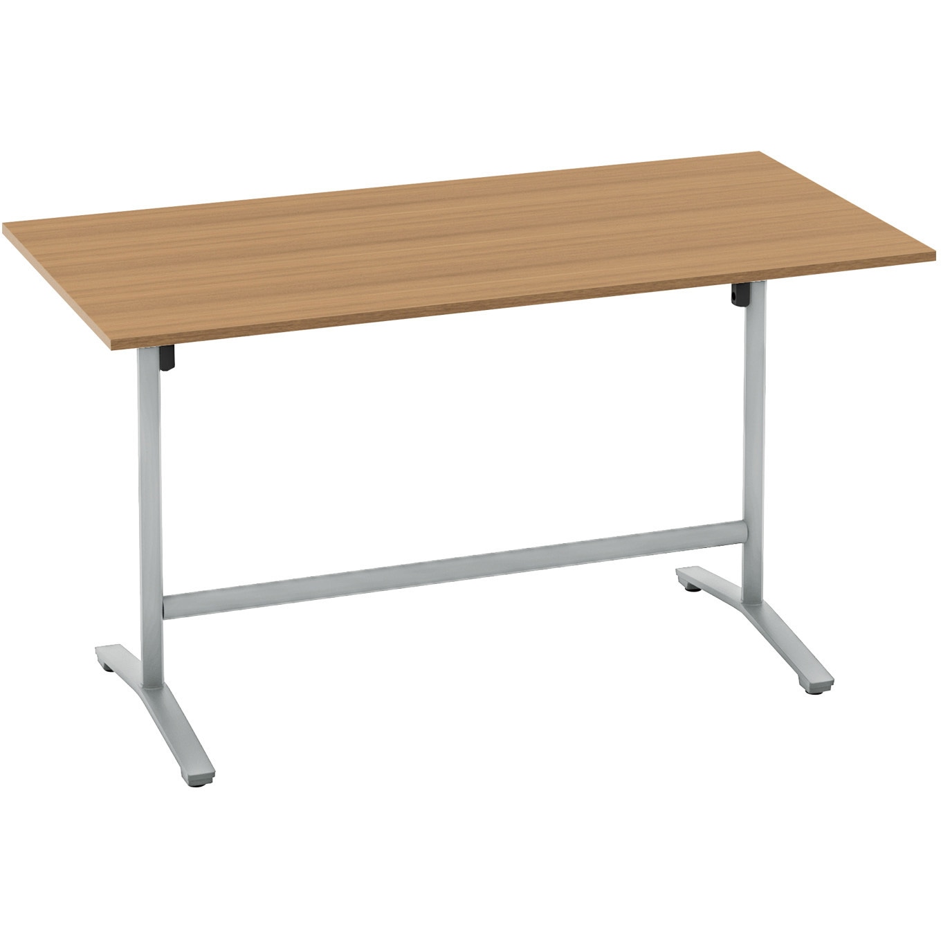 MT-V189HP81MP2-E ミーティング用テーブル ビエナ ハイタイプ角形天板(配送・組立サービス付き) コクヨ 配線ボックスなし ラスティックミディアム フラットシルバー  MT-V189HP81MP2-E