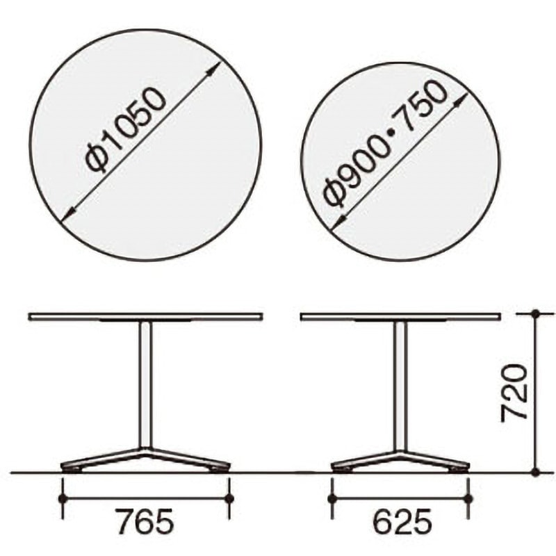 ミーティングテーブル　ビエナ MT-VE10SAAMT1-CN 送料無料 コクヨ kokuyo コクヨ ミーティングテーブル ビエナ NO 1050×1050 MTVE10SAAMT1CN