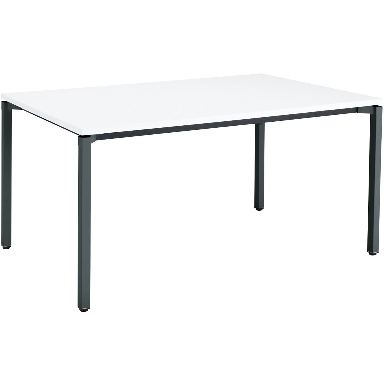 MT-JTK159E6MAWN ミーティング用テーブル JUTO角形天板(配送・組立サービス付き) コクヨ 組立・設置・取付 ホワイト ブラック スクエアコーナー  MT-JTK159E6MAWN