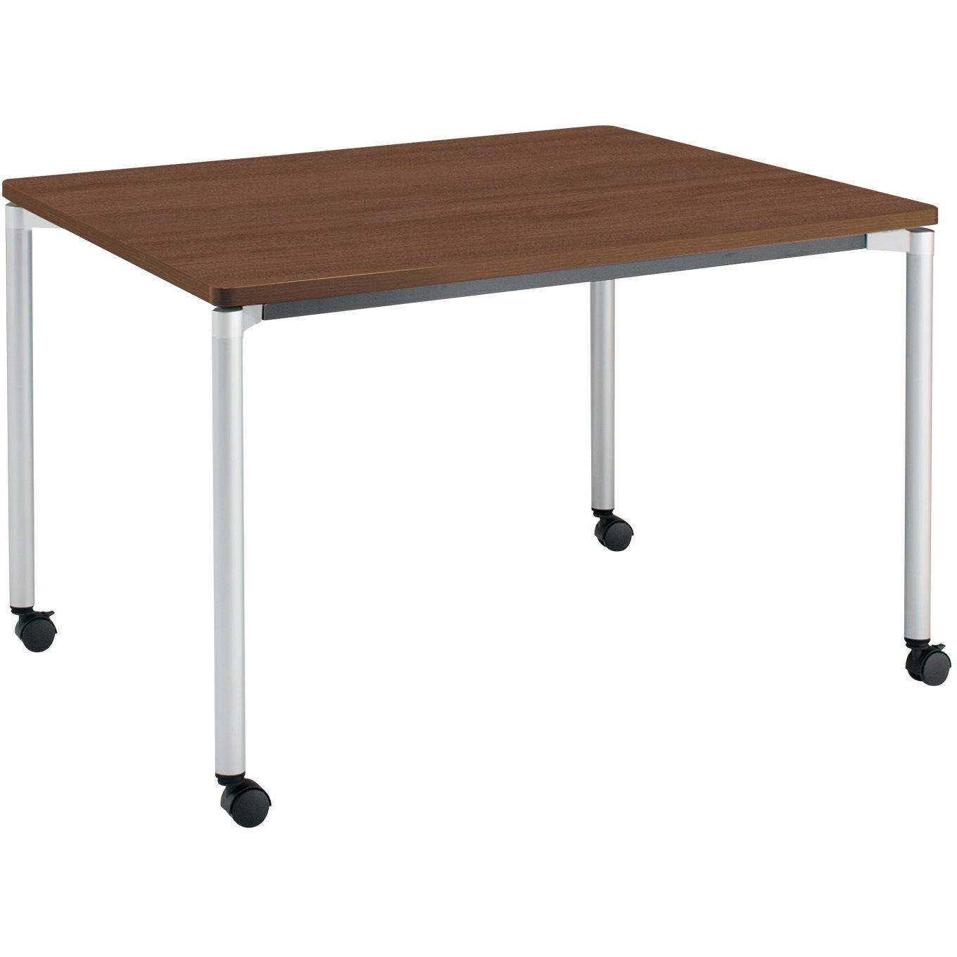 MT-JTMR129S81MV5-CN ミーティング用テーブル JUTO角形天板(配送・組立サービス付き) コクヨ 組立・設置・取付 アッシュブラウン フラットシルバー  MT-JTMR129S81MV5-CN