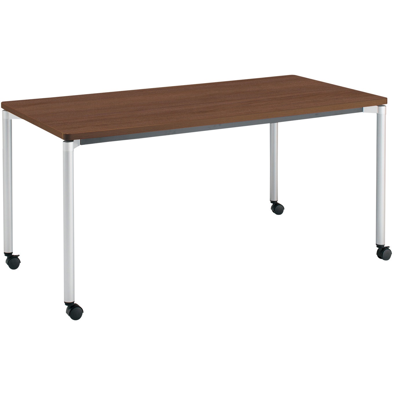 MT-JTMR157S81MV5-CN ミーティング用テーブル JUTO角形天板(配送・組立サービス付き) コクヨ 組立・設置・取付 アッシュブラウン フラットシルバー  MT-JTMR157S81MV5-CN