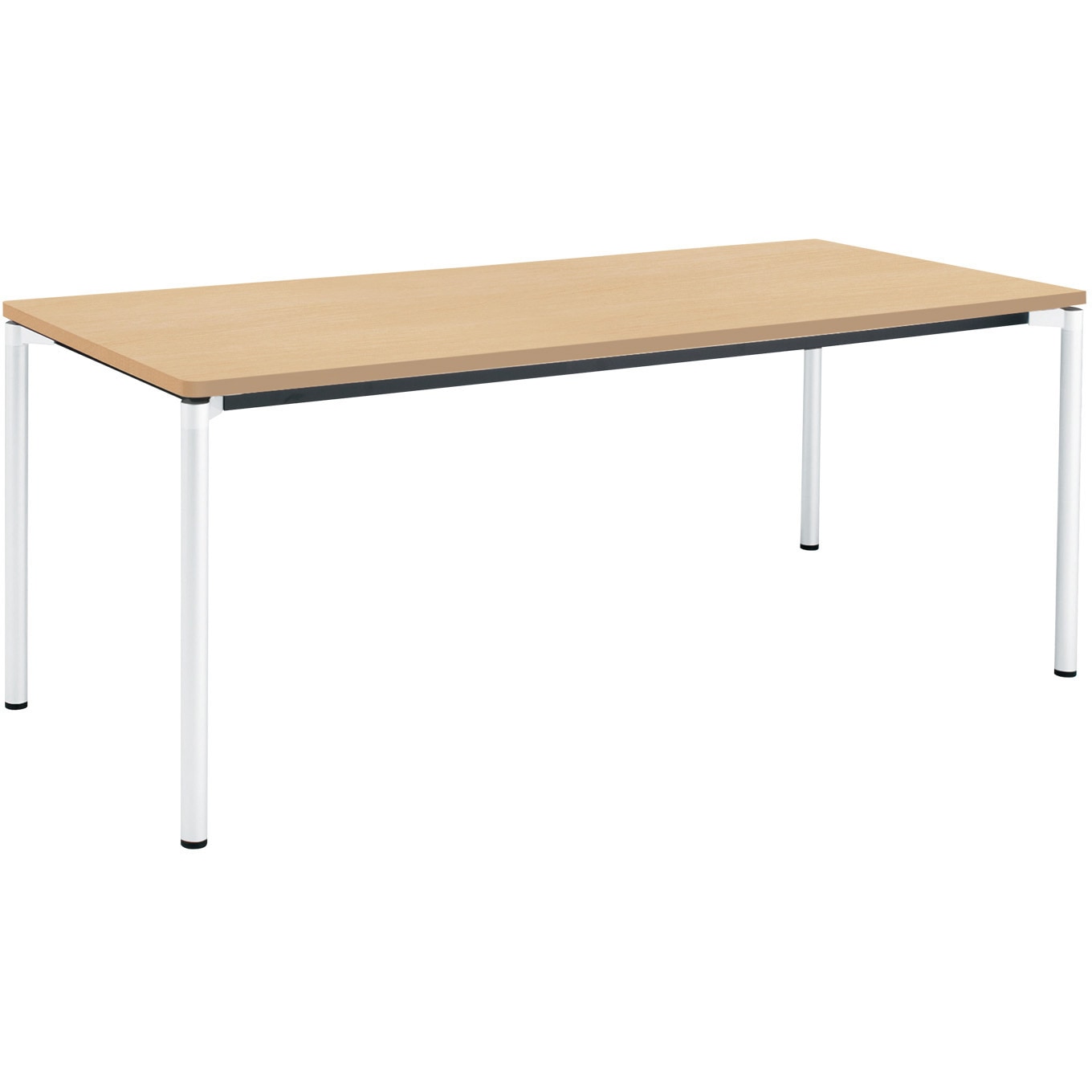 MT-JTMR187SAWMT1N ミーティング用テーブル JUTO角形天板(配送・組立サービス付き) コクヨ 組立・設置・取付 ホワイトナチュラル ラウンドコーナー  MT-JTMR187SAWMT1N