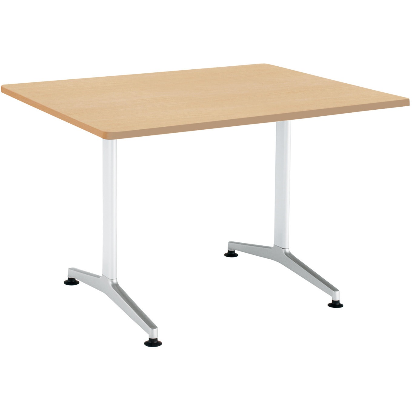 MT-JTTR129PMT1 ミーティング用テーブル JUTO角形天板(配送・組立サービス付き) コクヨ ホワイトナチュラル ポリッシュ ラウンドコーナー  MT-JTTR129PMT1