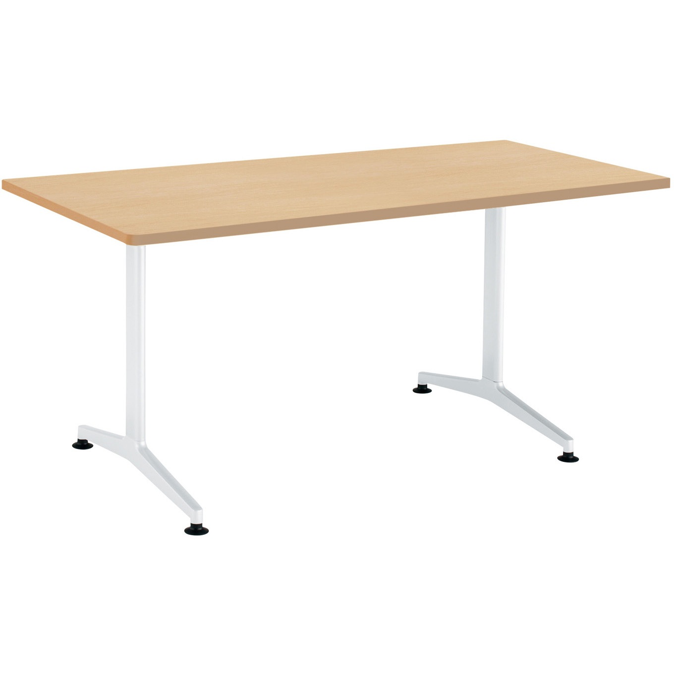 MT-JTTR157SAWMT1 ミーティング用テーブル JUTO角形天板(配送・組立サービス付き) コクヨ ホワイトナチュラル ラウンドコーナー 高さ720mm間口1500mm奥行750mm  MT-JTTR157SAWMT1