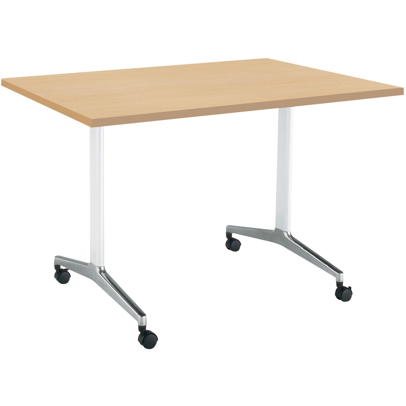 MT-JTT127PMT1-C ミーティング用テーブル JUTO角形天板(配送・組立サービス付き) コクヨ ホワイトナチュラル ポリッシュ スクエアコーナー  MT-JTT127PMT1-C