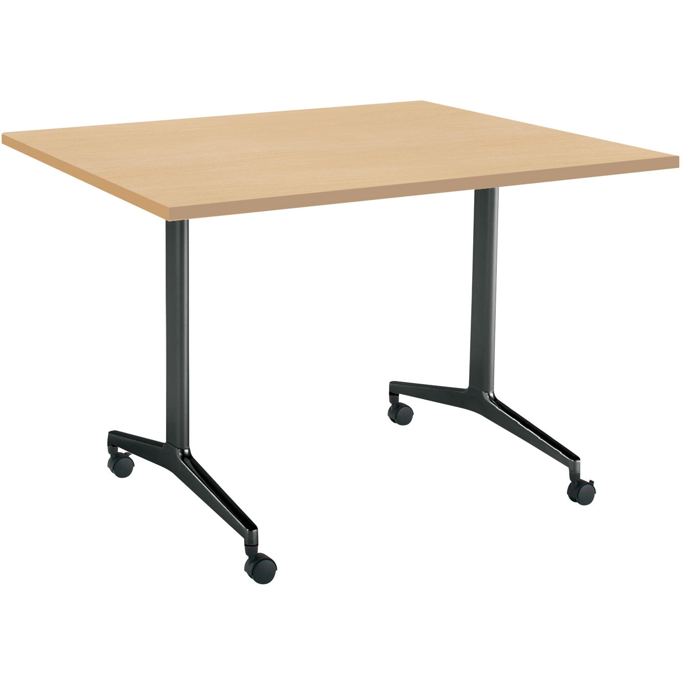 MT-JTT129E6MT1-C ミーティング用テーブル JUTO角形天板(配送・組立サービス付き) コクヨ ホワイトナチュラル ブラック スクエアコーナー  MT-JTT129E6MT1-C