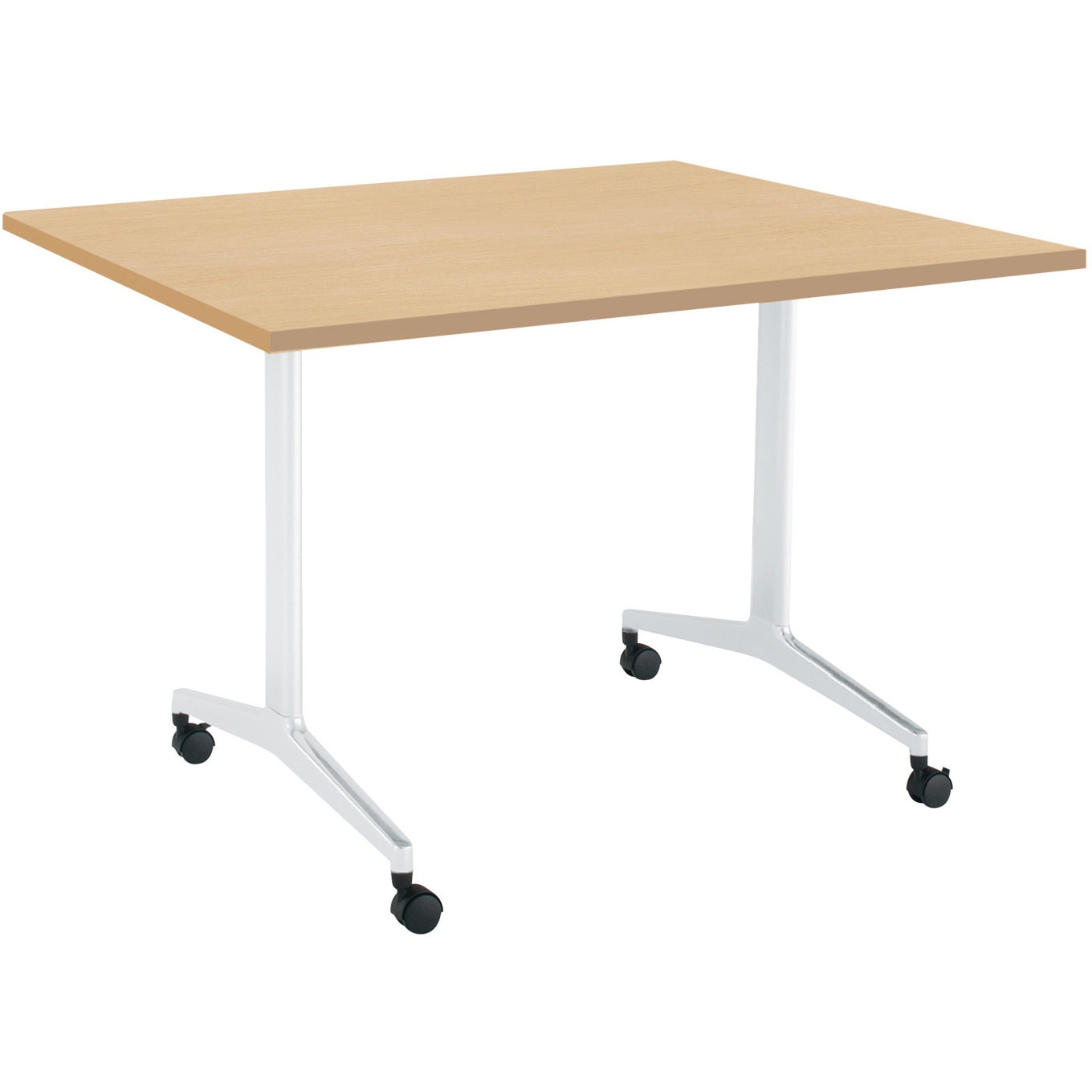 MT-JTT129SAWMT1-C ミーティング用テーブル JUTO角形天板(配送・組立サービス付き) コクヨ ホワイトナチュラル スクエアコーナー 高さ720mm間口1200mm奥行900mm  MT-JTT129SAWMT1-C