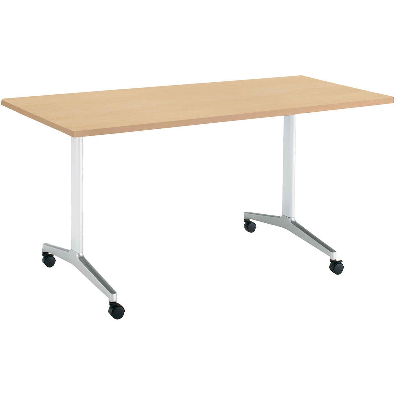MT-JTT157PMT1-C ミーティング用テーブル JUTO角形天板(配送・組立サービス付き) コクヨ ホワイトナチュラル ポリッシュ スクエアコーナー  MT-JTT157PMT1-C