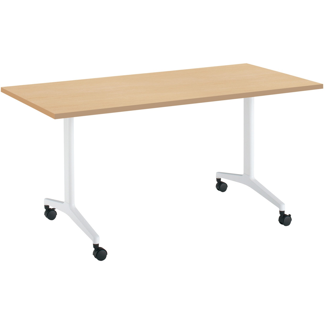 MT-JTT157SAWMT1-C ミーティング用テーブル JUTO角形天板(配送・組立サービス付き) コクヨ ホワイトナチュラル スクエアコーナー 高さ720mm間口1500mm奥行750mm  MT-JTT157SAWMT1-C