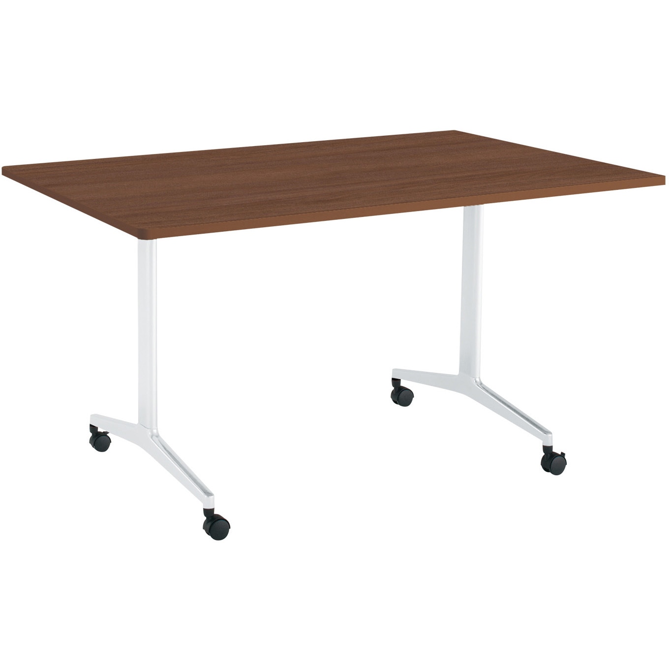 MT-JTTR159SAWMV5-C ミーティング用テーブル JUTO角形天板(配送・組立サービス付き) コクヨ ラウンドコーナー アッシュブラウン ホワイト  MT-JTTR159SAWMV5-C