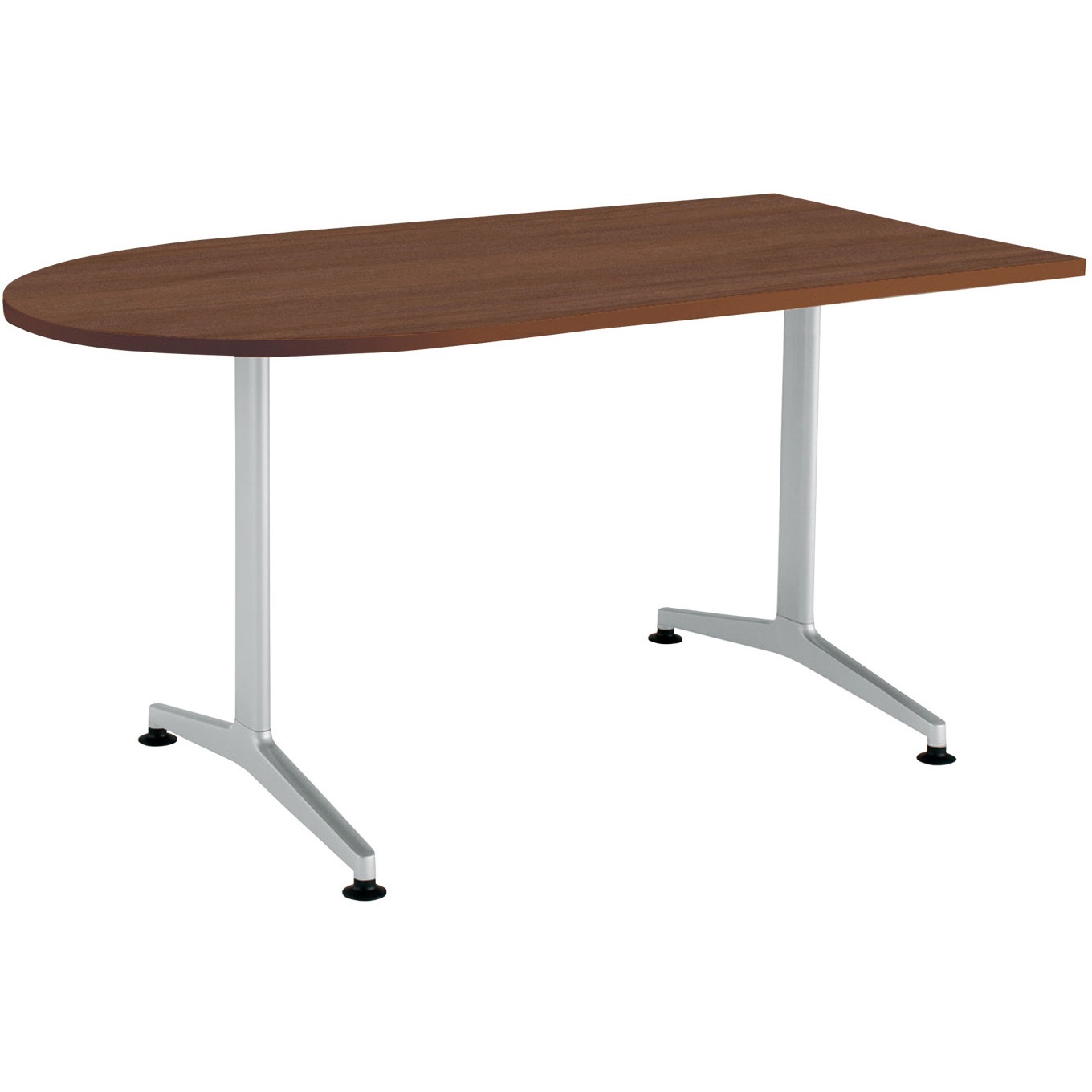 MT-JTTU157S81MV5 ミーティング用テーブル JUTO U字形天板(配送・組立サービス付き) コクヨ アッシュブラウン フラットシルバー 高さ720mm間口1500mm奥行750mm  MT-JTTU157S81MV5