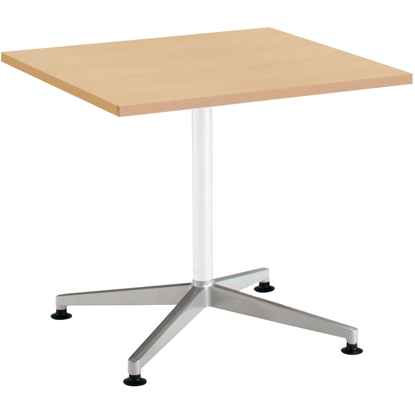 MT-JTJ77PMT1 ミーティング用テーブル JUTO角形天板(配送・組立サービス付き) コクヨ ホワイトナチュラル ポリッシュ スクエアコーナー 高さ720mm間口750mm奥行750mm  MT-JTJ77PMT1 40,287円