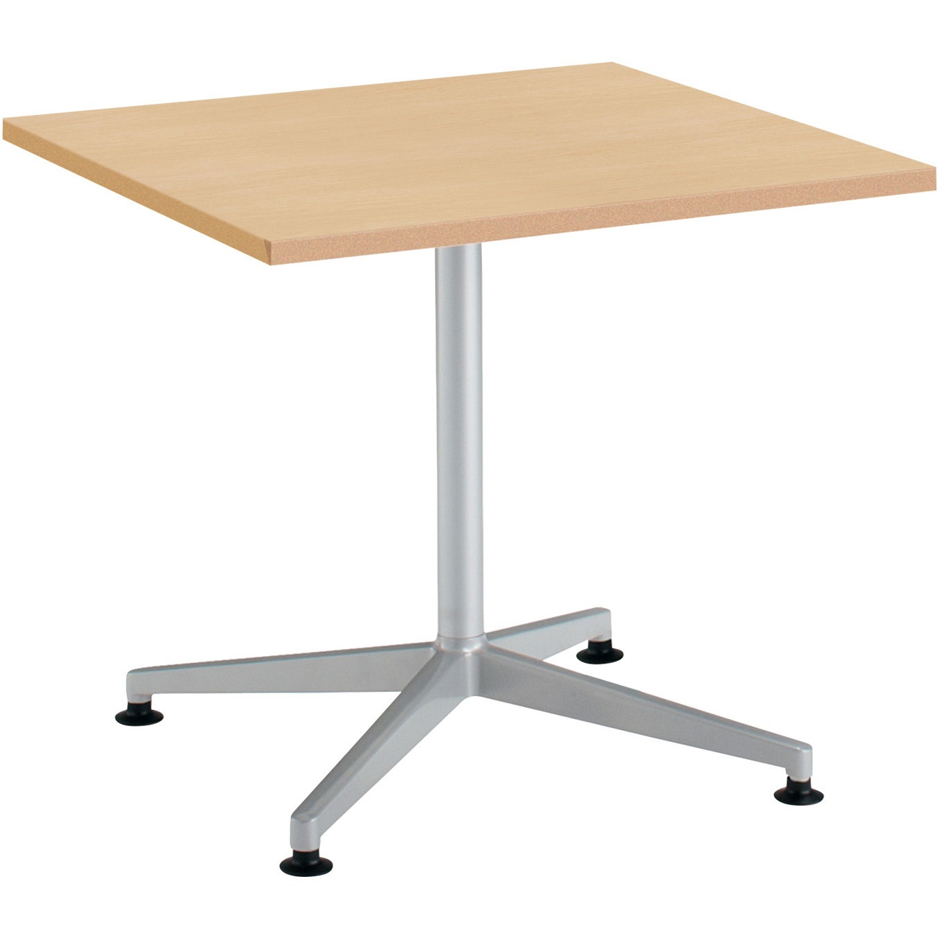 MT-JTJ77S81MT1 ミーティング用テーブル JUTO角形天板(配送・組立サービス付き) コクヨ ホワイトナチュラル フラットシルバー スクエアコーナー  MT-JTJ77S81MT1