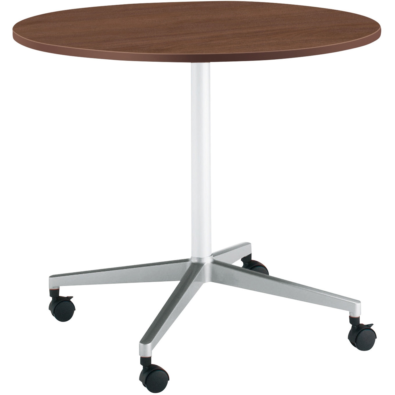 MT-JTJE7PMV5-C ミーティング用テーブル JUTO円形天板(配送・組立サービス付き) コクヨ 組立・設置・取付 アッシュブラウン 高さ720mm間口750mm奥行750mm  MT-JTJE7PMV5-C