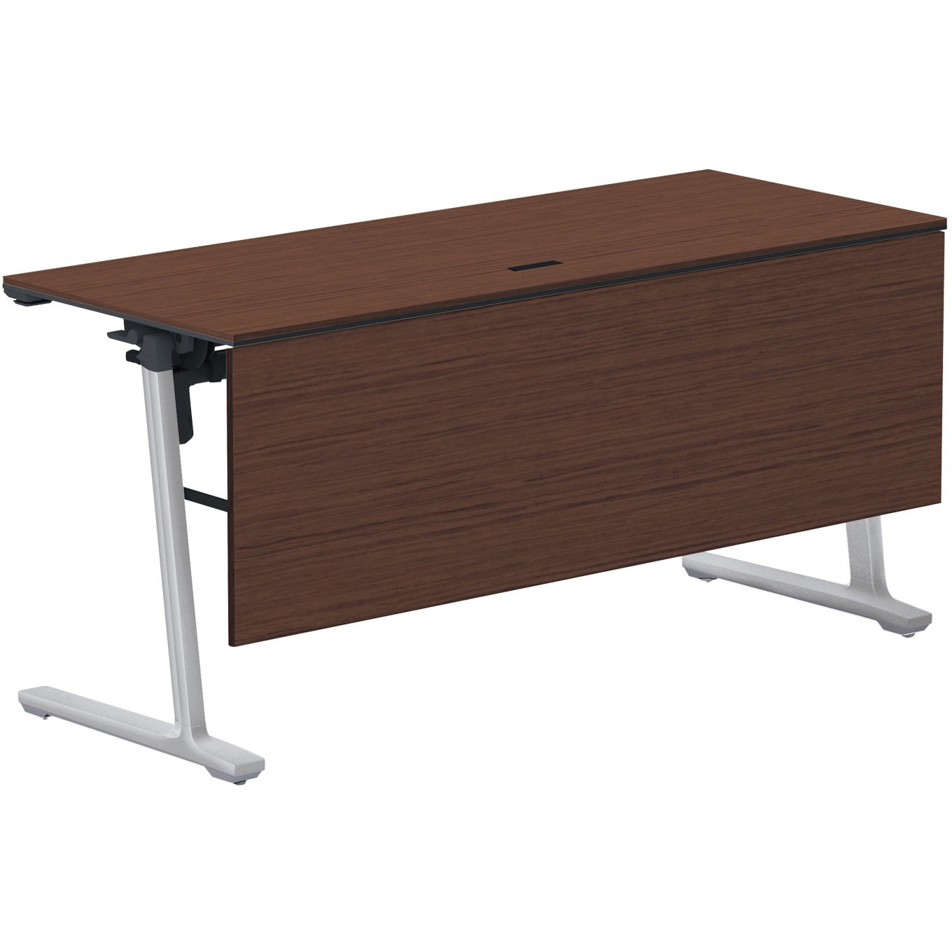 KT-PWS1403DP81MV5NN フラップテーブル カーム 木パネル付き(配送・組立サービス付き) コクヨ フラットシルバー アッシュブラウン 高さ720mm間口1500mm奥行600mm  KT-PWS1403DP81MV5NN 71,390円